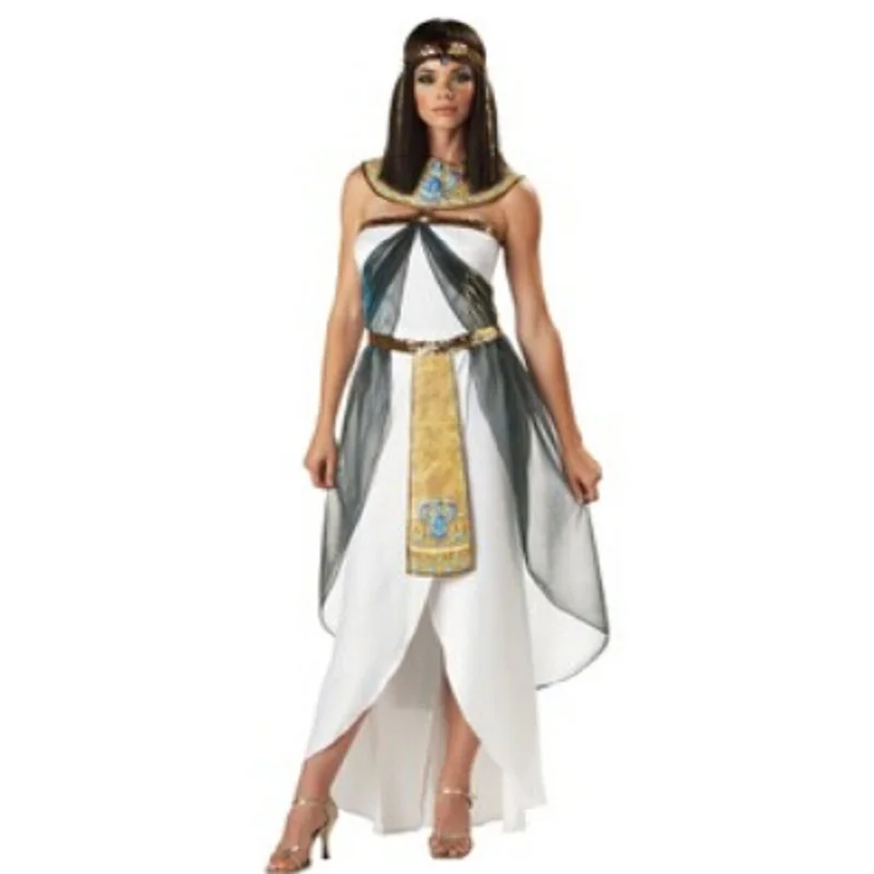 женское Маскарадное платье Египет Римская Египетская Императрица Богиня Маскарадное Платье Женский костюм Королева клеопатра Костюм Греческой Богини 0