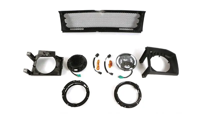 Решетка радиатора переднего бампера автомобиля, маска для Mitsubishi Pajero V33 V43, модифицированная рамка лампы, аксессуары для фар 0