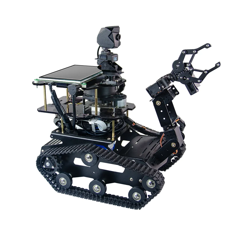XiaoR Geek Jetson nano ROS lidar робот-автомобиль с роботизированной рукой автоматическая навигация планирование траектории ROS радар робот-танк комплекты 0