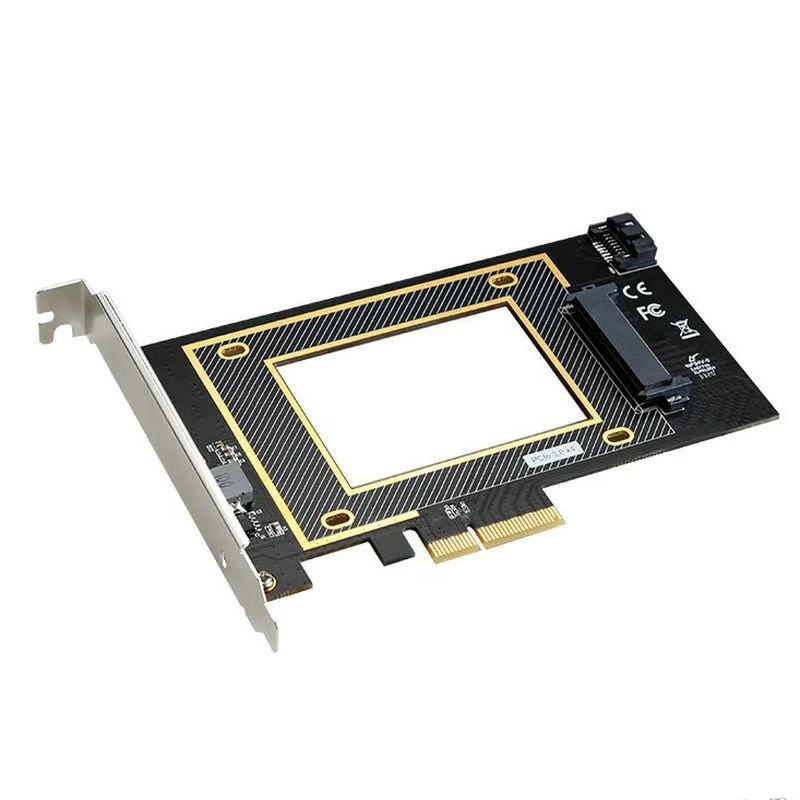 Твердотельный накопитель U2 PCIE X4-U.2 SSD с конверсионной картой SFF8639 Nvme SSD Карта расширения PCIE Riser Card 0