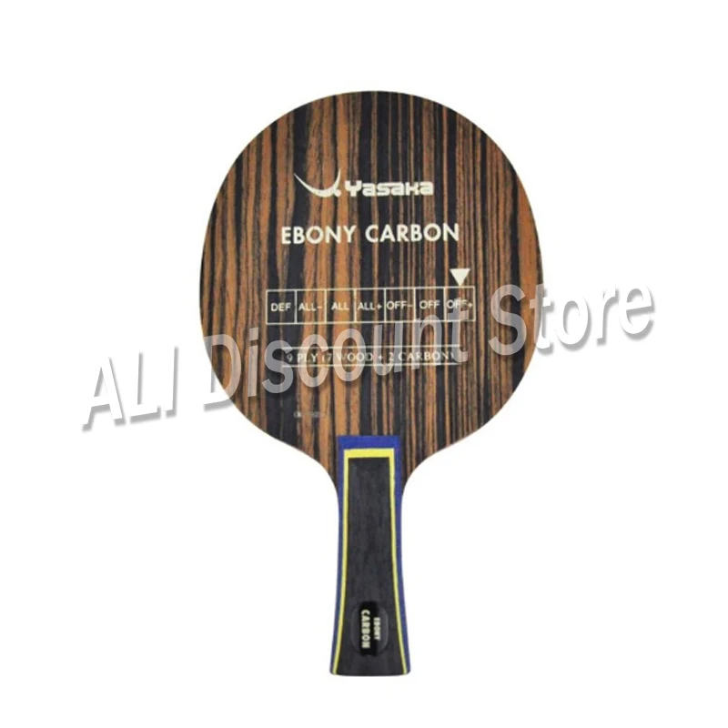 Оригинальная Yasaka Yec Ebony Carbon Ракетка для настольного тенниса Лезвие для пинг-понга Летучая мышь 0