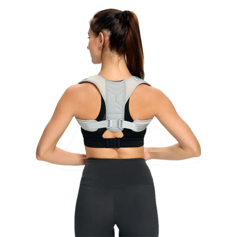 Пояс для коррекции пояса Выпрямитель спины плечевой корсет Регулируемый шейный бандаж корректор осанки спины плечевой бандаж 1