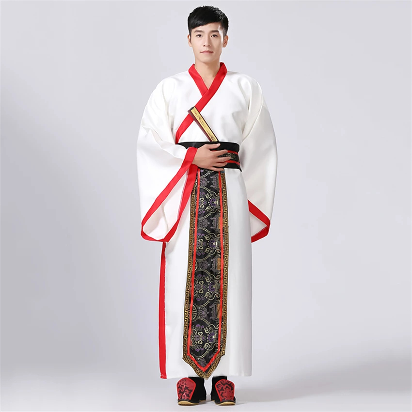 10 Цветов Мужская Традиционная китайская одежда Hanfu Древний Костюм Фестивальный наряд Одежда для выступлений на сцене Костюмы для народных Танцев 2
