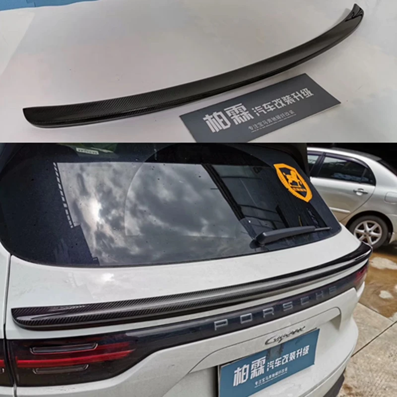 Карбоновое Заднее крыло автомобиля, спойлеры багажника, специальный хвост, подходит для Porsche Cayenne 2018 2019 2020 2