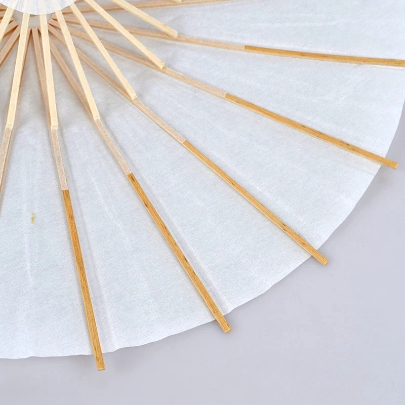 15шт 30шт Диаметр 60см 84см Свадебные Зонтики Для новобрачных Белые Бумажные Зонтики Китайские Мини-зонтики для рукоделия Свадебные зонтики 2