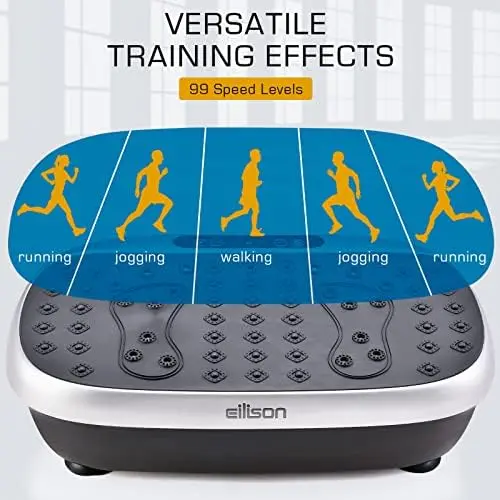 Тренажер с вибропластиной - оборудование для фитнеса с вибрацией всего тела для тренировок дома и в путешествиях, для похудения, для 3