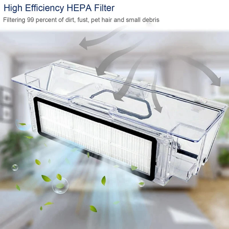 Сменные фильтры HEPA, совместимые для Roborock S5 S6 S50 S65, аксессуары для роботов-пылесосов, фильтры для Пылесосов 4