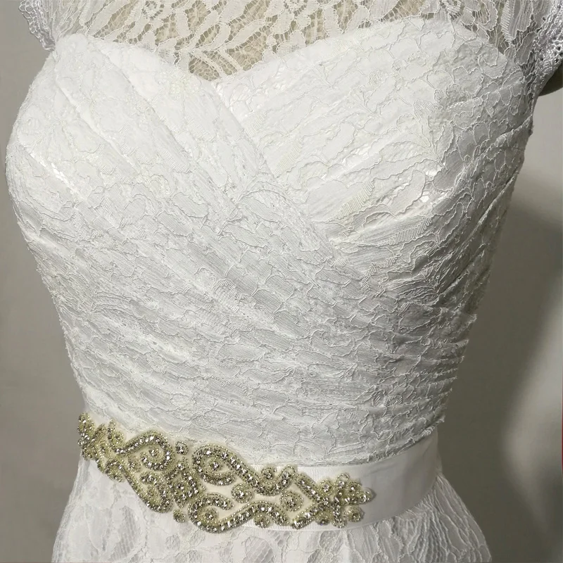 E JUE SHUNG/ белые кружевные свадебные платья русалки с украшением в виде кристаллов, свадебные платья Vestidos De Novia 5