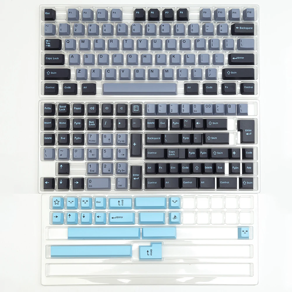 KBDiy Вишневый Профиль Double Shot GMK 80082 Keycap для Механической клавиатуры DYE-SUB Черный Синий ABS Keycaps На Заказ 173 Клавиши Cap 5