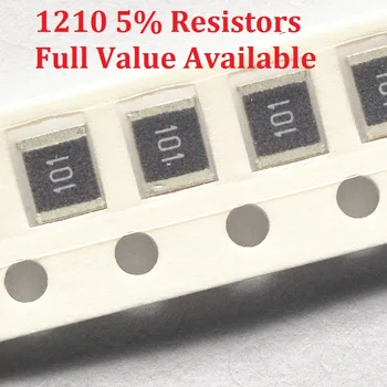 100 шт./лот SMD чип-резистор 1210 8,2 К/9,1 К/10 К/11 К/12 К/Ом Сопротивление 5% 8.2/9.1/10/11/12/ K Резисторы 8K2 9K1 Бесплатная доставка