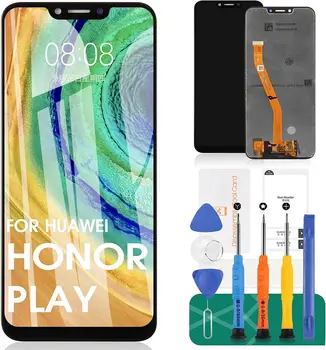 6,3 ‘ЖК-экран для Huawei Honor Play COR-L29, COR-L09, COR-AL00, COR-AL10, COR-TL10 Мобильный телефон ЖК-дисплей Сенсорный Дигитайзер