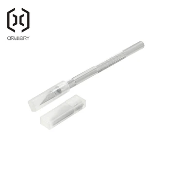 1 Комплект Металлическая ручка, лезвие Скальпеля, нож, ручка для рукоделия, резьба, 3D модель принтера, готовый канцелярский нож 