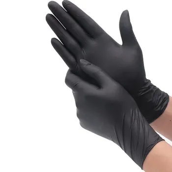 20 ШТУК одноразовых перчаток для татуировки, Высокоэластичные защитные перчатки без пудры, Гипоаллергенные одноразовые рабочие защитные перчатки из нитрила