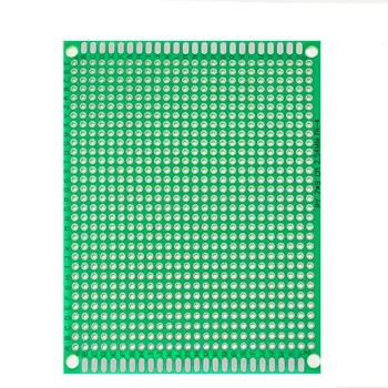 1ШТ Печатная плата 7x9 см 8x12 см 10x10 см Односторонняя печатная плата Прототипа Зеленая DIY Универсальная Печатная плата Прототипа 2,54 мм