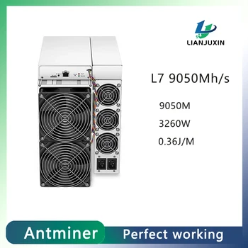 Новый Bitmain Antminer L7 9050Mh/s с Алгоритмом шифрования Asic Miner L7 9050M Doge LTC Майнинг 3260 Вт 0,36 Дж/МЧ Dogecoin Litcoin Miner