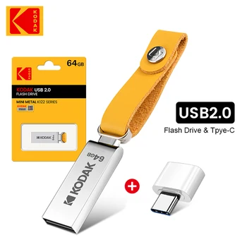 Оригинальный KODAK USB 2.0 32GB 64GB Высокоскоростной usb 2.0 флэш-накопитель 32GB pendrive 64GB флеш-накопитель u disk memory stick флешка usb