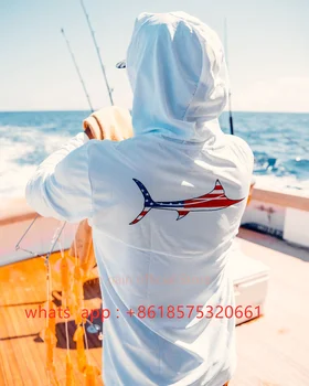 Bill Fish Gear Мужские Толстовки с капюшоном для Рыбалки с длинным рукавом, Одежда для рыбалки Camisa De Pesca, Солнцезащитные майки для Рыбалки