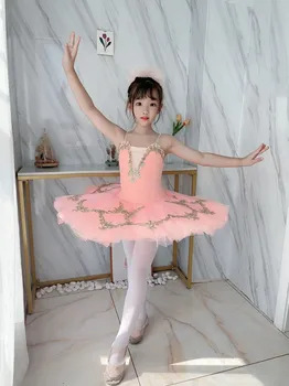 Детское Балетное профессиональное платье для танцев 