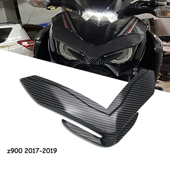 Для Kawasaki Z900 Z 900 2017 2018 2019 Обтекатель переднего крыла мотоцикла, Аэродинамические крылышки, Клюв, Носовой конус, Удлинительная крышка