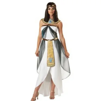 женское Маскарадное платье Египет Римская Египетская Императрица Богиня Маскарадное Платье Женский костюм Королева клеопатра Костюм Греческой Богини