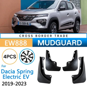 Автомобильные Брызговики Для Dacia Spring Electric 2022 EV 2019 ~ 2023 Передние Задние Колеса Брызговики Брызговики Аксессуары Для Крыльев