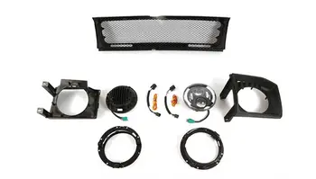 Решетка радиатора переднего бампера автомобиля, маска для Mitsubishi Pajero V33 V43, модифицированная рамка лампы, аксессуары для фар