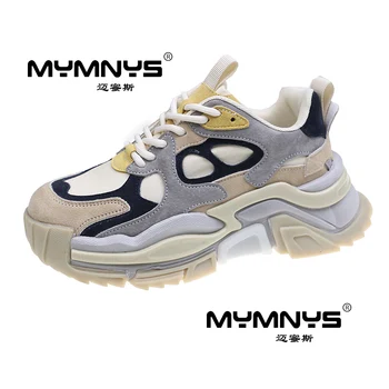 Новая высококачественная женская обувь итальянского бренда MYMNYS, модная повседневная обувь, повседневная спортивная обувь, кроссовки для бега на открытом воздухе