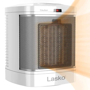 Обогреватель для ванной комнаты Lasko мощностью 1500 Вт с предохранительной вилкой ALCI и таймером, CD08200, белый