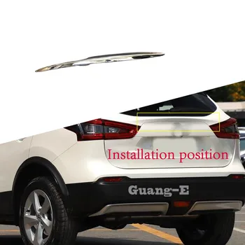 Защитный Бампер кузова Автомобиля ABS Хромированная Отделка Заднего Бампера Нижняя Часть Капота Багажника 1 Шт. Для Nissan Qashqai j11 2019 2020 2021 2022 2023