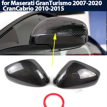 Накладка на Зеркало заднего вида из Настоящего Углеродного Волокна, Дополнительная Наклейка для Maserati GT Gran Turismo Grantismo 07-20 Gran Cabrio 10-15