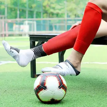 Прямая поставка! Носки-бандажи для ног, противоскользящие, быстросохнущие спортивные компрессионные носки для голени, ультра-эластичные носки для голени для футбола