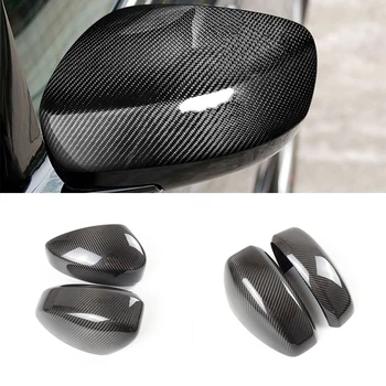 Для Infiniti G25 G35 G37 2008-2013, 2 шт., автомобильные крышки Боковых зеркал заднего вида из углеродного волокна, Внешние аксессуары