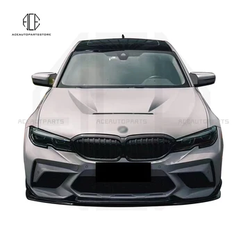 Железный материал в стиле M3C, Передние капоты, Крышка капота двигателя, автомобильные аксессуары для BMW 3 серии G20 G28 2021, прочное железо