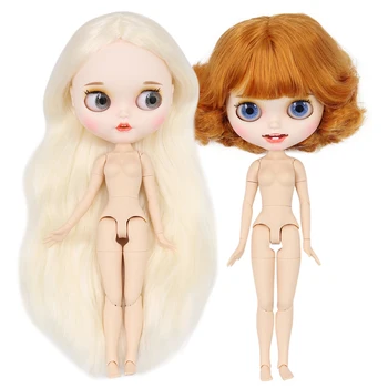 ЛЕДЯНАЯ кукла DBS Blyth bjd игрушка совместное тело белая кожа изготовленная на заказ кукла матовое лицо 30 см игрушка детский подарок