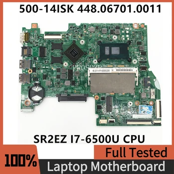 Бесплатная Доставка Материнская плата Для ноутбука LDNOVO 500-14ISK Материнская плата 448,06701.0011 14292-1 с процессором SR2EZ I7-6500U 100% Работает хорошо