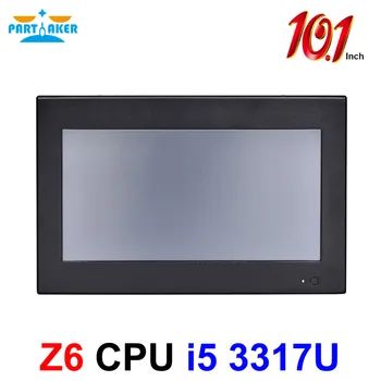 Partaker Z6 10,1-Дюймовый китайский 4-проводной резистивный сенсорный экран Intel Core i5 3317U OEM All In One PC 2G RAM 32G SSD