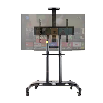 Кронштейн для крепления телевизора и монитора с полкой для DVD-плеера для экрана размером 55-80 дюймов