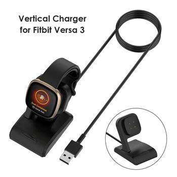 Кабель для зарядки Sense, док-станция, смарт-браслет, сменный кабель для зарядки, портативное USB-зарядное устройство для Fitbit Versa 3/Fitbit Sense