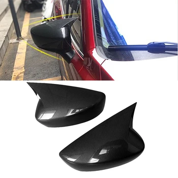 Автомобильный стайлинг двери, корпус зеркала заднего вида, декоративная наклейка на зеркало заднего вида, накладка для Mazda 3 M3 Axela 2014 2015 2016