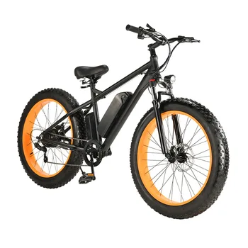 Новый 26-дюймовый электрический горный велосипед с литиевой батареей 36 В/350 Вт, широкими шинами для снега и бездорожья, двумя колесами