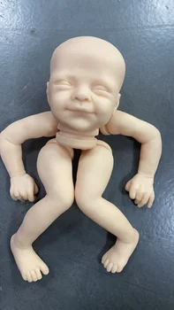 17-дюймовый комплект куклы Bebe Reborn для Новорожденного Спящего Ребенка Sunny Delite Незаконченный Неокрашенный комплект куклы с тканевым корпусом, форма для куклы Diy