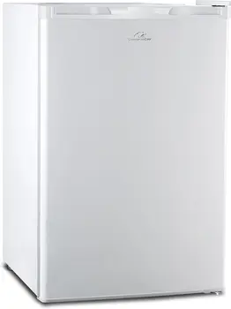 Компактный однодверный холодильник Cool CCR45W с морозильной камерой, мини-холодильник 4,5 куб. футов, черный