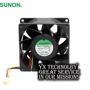 Для SUNON Новый PMD1208PMB1-A 8038 80 мм 12 В 9,1 Вт 3-линейный серверный вентилятор охлаждения 80*80*38 мм