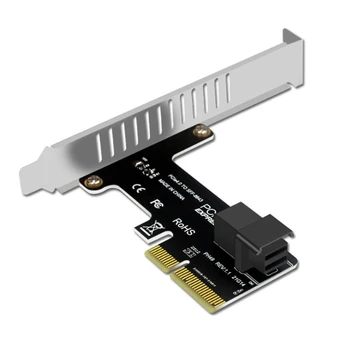 SFF 8643 к PCIe 3,0 4X/8X Карта адаптера с 2 портами U.2 для NVMe SSD Конвертер Карта расширения жесткого диска для настольных КОМПЬЮТЕРОВ