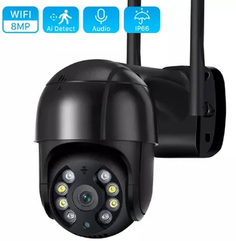 8MP 5MP Wifi HD Камеры Наружного Наблюдения PTZ Cam Защита Безопасности CCTV Автоматическое Двухстороннее Аудио Camara Vigilancia Iptv