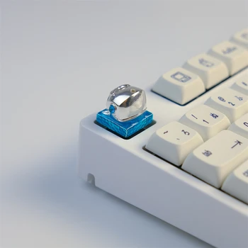 Для Leviathan Personality Металлические колпачки для ключей На заказ 3D Стерео Серебристый колпачок для ключей, совместимый с механической клавиатурой Cherry Switch MX