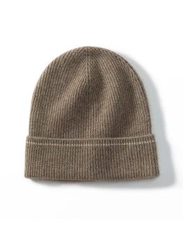 Зимняя шапка MELILAMB из 100% козьего кашемира, женская вязаная однотонная теплая и модная шерстяная шапка высокого класса
