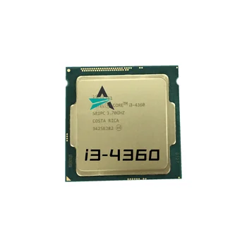 Подержанный Core i3-4360 i3 4360 3,7 ГГц Двухъядерный четырехпоточный процессор Core 4M 54W LGA 1150 Бесплатная Доставка