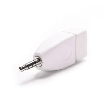 Конвертер-адаптер USB 2.0 Женский в 3,5 мм мужской AUX Аудио Прочный Автомобильный Штекерный разъем EM88