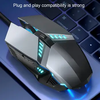Игровая мышь USB Проводной Кабель 1,8 м Механический Регулируемый DPI Замена RGB Высокоточная Оптическая мышь для ПК Компьютерные Аксессуары
